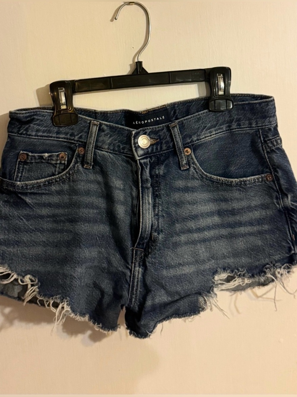 ✨3 for 18$✨ Aeropostale denim shorts with frayed hem